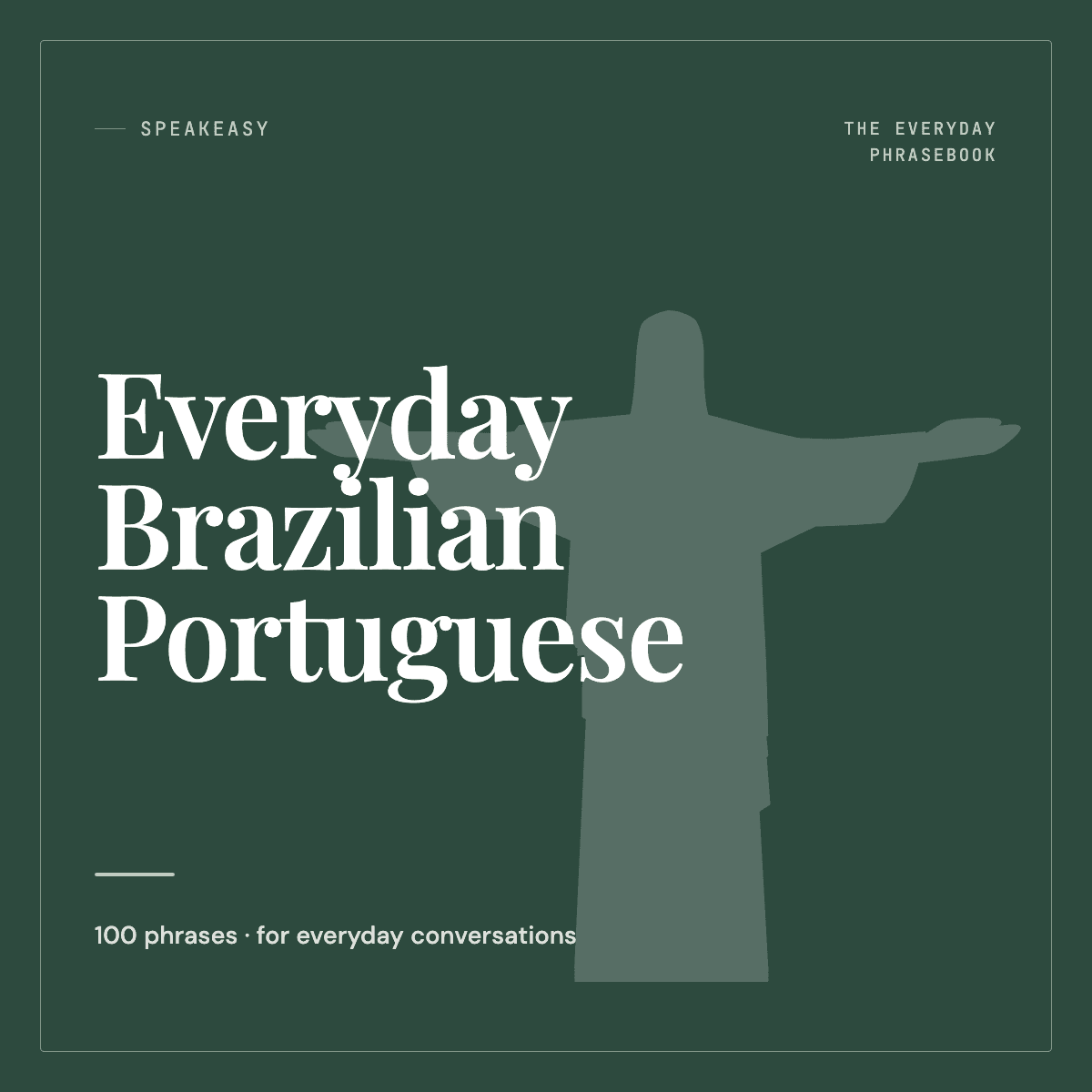 Everyday Brazilian Portuguese phrasebook cover
